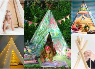INDIJANSKI ŠATORI ZA DJECU: 3 zanimljiva prijedloga (FOTO) kako napraviti Teepee šator