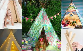 INDIJANSKI ŠATORI ZA DJECU: 3 zanimljiva prijedloga (FOTO) kako napraviti Teepee šator