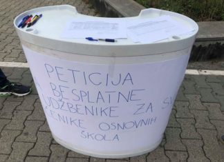 Počelo potpisivanje peticije za besplatne udžbenike