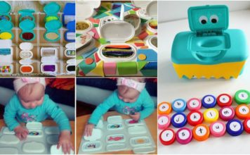 Ne bacajte poklopce od vlažnih maramica: Napravite pametnu igračku