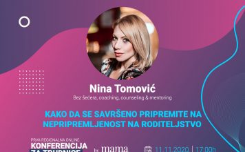 Prva regionalna online konferencija za trudnice by MamaKlik-Prvi predavač Nina Tomović “Bez Šećera”