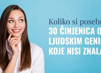 Koliko si posebna? 30 činjenica o ljudskim genima koje nisi znala 30 činjenica o genima koje nisi znala